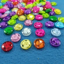 Assorted 1.3cm Resin Shirt Buttons - Sewing & Knitting Accessories, For Garment Crafts, Dark Eyeshadow, Random Colors - Multicolor - View 5