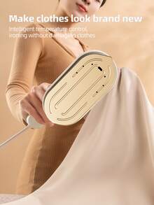 OBOVAY Steam Ironing Machine, Steam Iron, Hanging Ironing Machine, 1000W High Power, Fast Preheating, One Click Steam Output, Efficient Removal Of Clothing Wrinkles, 180 ° Rotating Handle, Compact Body, Space Saving, Suitable For Families And Business Trips - EU E Type Plug(220-240V) - View 3