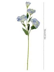 1/2/3 Pcs Artificial Large Lily Flowers, 70cm Fake Flowers Suitable For Wall, Living Room, Bedroom, Wedding, Party Decor, Tabletop Decor, Home, Kitchen, Wedding, Centerpiece, Office, Garden, Outdoor, House, Yard Decor, All Seasons - Blue - View 4