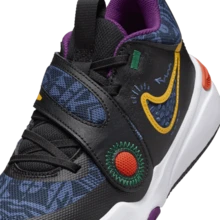 Nike TEAM HUSTLE D 11 SE (GS) 女款滑板休闲鞋 FQ7375-001 - 黑/灰 - 查看 8