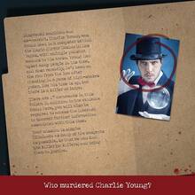 魔术师：谁杀了查理·杨？未解之谜悬疑游戏——沉浸式历史侦探证据档案，适合约会之夜、派对和真实犯罪侦探爱好者 - 彩色 - 查看 2