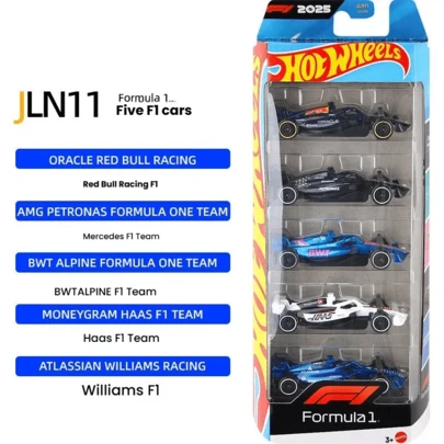 Hot Wheels 风火轮 JBY79 合金跑车模型，风火轮欧洲豪华车系列 6 件套，JBY78 传奇之旅全套 6 件礼盒装，JLB25 跑车交通系列赛道合金玩具车（男孩适用），JLN11 亮面套装 6 件