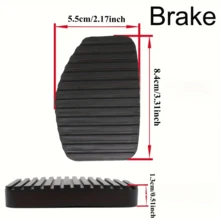 For Xsara Picasso 1999 - 2012 Jumpy Xantia C4 Picasso C2 SC C5 DC RD TD C6 Rubber Brake Clutch Foot Pedal Pad Cover - 1X Brake + 1X Clutch - View 2