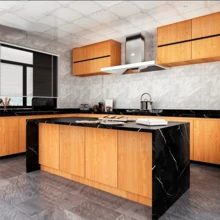 1 Rollo de papel tapiz removible con textura de madera, papel tapiz de textura de madera amarilla impermeable y resistente al aceite para la cocina, fácil de aplicar y remover, papel tapiz decorativo autoadhesivo para decoración del hogar, estilo de renovación sencillo - veta de madera amarilla - Ver 11