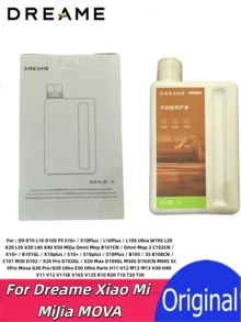 1升装Dreame拖把清洁液，兼容Dreame吸尘器型号：D9、D10、L10、D10S、F9、S10+、S10Plus、L10Plus、L10S Ultra、W10S、L20、X20、L30、X30、L40、X40、X50、米家Omni Mop B101CN、Omni Mop 2 C102CN、X10+、B101GL、X10plus、S10+、S10plus、S10Plus、B105、3S B108CN、C101、M30、D102、X20 Pro D102GL、X20 Max D109GL、M30S D103CN、Mova G30 Pro/G30 Ultra、E30 Ultra、Aqua10 Track、Aqua 10 Pro Track、Aqua 10超级赛道 - 查看 1