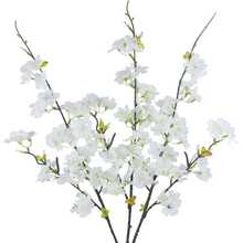1/2/3 bông hoa anh đào nhân tạo, cao 73cm, thích hợp trang trí tường, phòng khách, phòng ngủ, đám cưới, tiệc tùng, trang trí bàn, nhà cửa, bàn làm việc, nhà bếp, bàn tiệc cưới, trang trí trung tâm, văn phòng, sân vườn, ngoài trời, nhà cửa, trang trí sân, trang trí mùa xuân hè thu đông. - trắng - Xem 8
