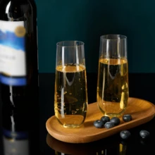 6/1 pieza Vaso de cristalería de bar para cóctel, té con fruta tipo mojito, agua con gas, leche - Ver 5