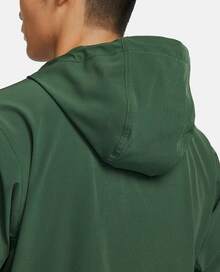 Nike Men's Sportswear Essential Hooded Windbreaker | Lightweight Water-Repellent Fabric | Standard Fit Athletic Zip-Up Jacket | Classic Studio-To-Street Versatile Outerwear - 綠色 - 查看 6