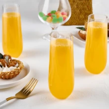 6/1 pieza Vaso de cristalería de bar para cóctel, té con fruta tipo mojito, agua con gas, leche - Ver 2