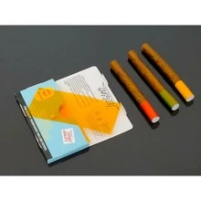 2包，HORENT系列78毫米长卷烟纸，独特的金色透明卷烟纸，每包50张，便携式紧凑型卷烟纸册 - 查看 8