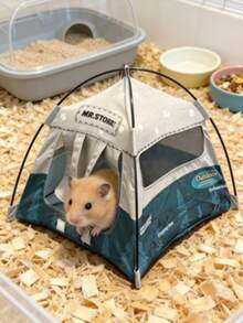 毛绒仓鼠帐篷 - 为侏儒仓鼠、仓鼠和其他啮齿动物提供温暖的庇护所 - 查看 5
