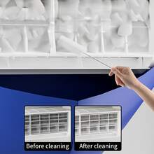 4pcs/Set Blue Air Conditioner Cleaning Cover, Reusable AC Cleaning Water Bag, Suitable For Wall-Mounted AC, Essential For School, Office And Home Cleaning, Air Conditioner, Cleaning, AC Cover, Appliance Cover - Air Conditioner Cleaning Kit - View 6