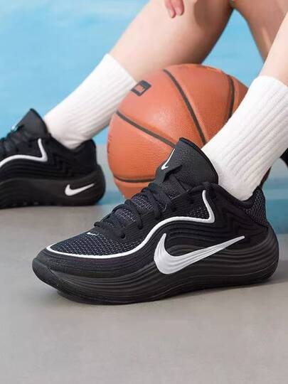  Zapatillas de baloncesto bajas Nike Precision 8 de piel sintética cómodas para hombre.