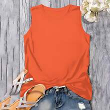 Flag Of England Vintage British Flag United Kingdom Gift Women's Crop Top Plus Size Tank Top Women Racerback Tank High Neck,Ribbed Knit Dressy Sporty Athletic Fit Soft Stretch Fabric Breathable Moisture Wicking Chicken Print Graphic Cute Animal Pattern Funny Slogan Vintage Distressed Multiple Sizes 1X-5X Perfect Christmas Halloween Birthday Gift Home Decor Uplifting Present Friends Family Happy Valentine's Day New Year Oversized Couple Streetwear Fashion Brand Mom Life Tee Proud Mama Best Mom Ever Mother's Day World Cup Soccer Fan Jersey - Orange - View 3