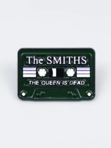 Creative Cool Black Magnetic Tape Style Alloy Badge, Personalized Hobby Multi-Function Brooch - Multicolor - View 11