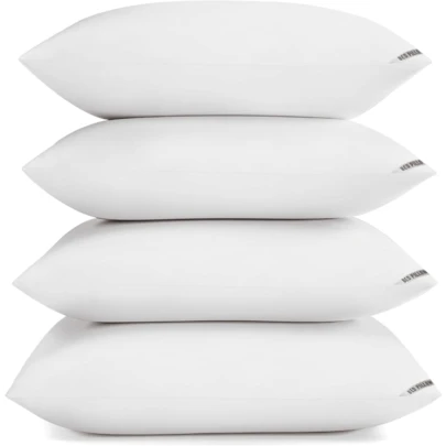 Luxury Hotel Pillows For Sleeping 1-4 Pack, Bed Pillows Standard Queen King Size, Down Alternative Filling, Pillows For Back, Stomach Or Side Sleepers