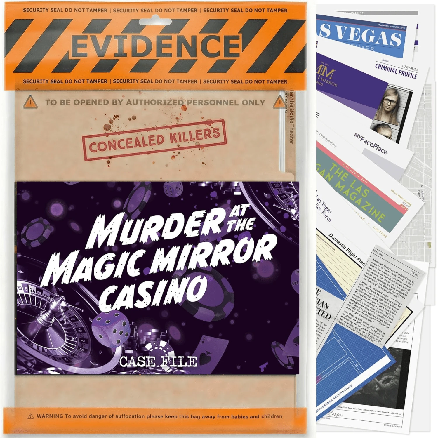 魔术师：谁杀了查理·杨？未解之谜悬疑游戏——沉浸式历史侦探证据档案，适合约会之夜、派对和真实犯罪侦探爱好者 - 彩色 - 查看 1