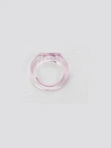 Custom Photo Acrylic Ring, Personalized Portrait Jewelry, Customized Fashion Accessory, Women's Ring, Rings For Men, Customizable Picture Gift For Anniversaries, Galentine's Day & Special Occasions, Stylish Statement Piece, Thoughtful Present, Family Gifts - Multicolor - View 12