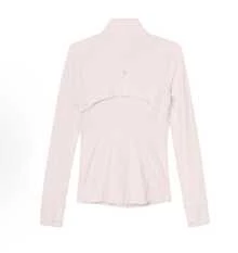 Lululemon Women's Define Jacket Nulu™ | Buttery-Soft Weightless Fabric | Slim Fit Streamlined Athletic Zip-Up | Luxury Studio-To-Street Performance Outerwear - Khóa kéo màu vàng hồng nhạt - Xem 3