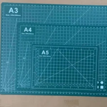 1pc Extra Large Self-Healing Cutting Mat - A1/A2/A3 Size, With Grid Lines And Diagonal Cut Guides, Suitable For Fabric, Paper, Cardboard - Heavy Duty Craft, DIY, Office, School, Technical Drawing - Compatible With Cutting Machines (Fits A0-A3 Paper Sizes) - Green Grid Layout And White Borders For Precise Alignment - Durable Smooth Surface, Long-Lasting, Large Craft Cutting Mat, Hobby Cutting Mat - Multicolor - View 21