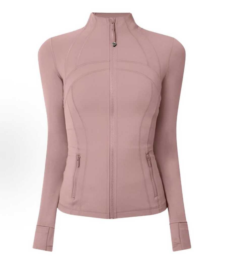 Lululemon Women's Define Jacket Nulu™ | Buttery-Soft Weightless Fabric | Slim Fit Streamlined Athletic Zip-Up | Luxury Studio-To-Street Performance Outerwear - Hoa hồng hoàng hôn - Xem 1