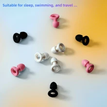 Reusable Sleep Earplugs, Swimming Earplugs, Noise Proof And Waterproof, Suitable For Swimming, Snoring, Studying, Concerts, Outdoor Travel, Industrial Work, Durable And Comfortable Soft Silicone Noise Cancelling Ear Plugs - Multicolor - View 8