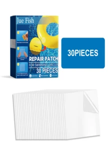 YEGBONG 游泳池修补套装 - 充气环、帐篷漏水密封透明胶贴，专为快速填补划痕、孔洞和裂缝而设计 - A - 查看 3