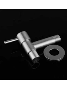 Bộ chuyển đổi vòi máy giặt dày 4 inch không chì, có van xả nước nhanh, đa năng dùng trong gia đình. - Bạc - Xem 2