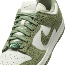 Giày Nike W DUNK LOW PRM dành cho nữ, giày trượt ván, giày thường ngày FV6516-300 - màu xanh lá - Xem 8