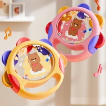 Baby Rattle Toy Maracas ,Soft Rubber Ball ,Tambourine - Multicolor - View 7