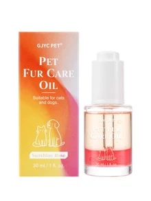 GJYC PET Sun Rose双层宠物护理油，亮泽麝香，2:1黄金比例保湿修护免洗护理，令毛发丝滑亮泽，轻盈不油腻，适用于犬猫，30毫升/1液盎司 - 查看 11