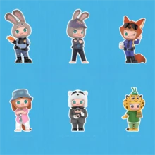 POP MART MOLLY * Zootopia Blind Box Series: Character Figurines And Plushies, Random Character Blind Box, Limited Edition Collectibles, Chance To Get Rare Variants, Suitable As Holiday And Birthday Gifts - White - View 6