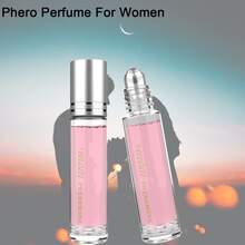 2Pcs Lunex Phero Perfume, Verola Perfume For Women, Women Pheromone Perfume, Specially Designed For Women, Portable Perfume Long Lasting Female, Roll On Perfume Phero Oil. - 粉色 - 查看 3