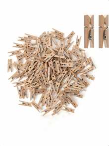 Kẹp ảnh gỗ mini, kẹp ảnh gỗ nhỏ, kẹp ảnh, kẹp quần áo gỗ mini trang trí, thích hợp cho đồ thủ công, dùng để treo quần áo, kẹp ảnh/tài liệu, quà tặng tiệc cưới, móc treo bưu thiếp, đồ trang trí DIY, kẹp quần áo, trang trí nhà cửa, đám cưới, ngày Valentine, trang trí văn phòng phẩm, dụng cụ nhỏ tiện dụng. - kẹp gỗ - Xem 8