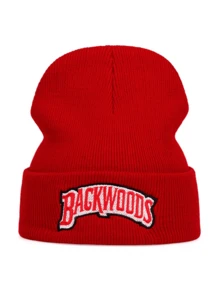 Mũ len beanie kiểu trượt ván Châu Âu và Mỹ, thêu chữ BACKWOODS, mũ giữ ấm phong cách hip hop, phù hợp cho mọi mùa, hè, đi biển, nghỉ lễ. - Nhiều màu - Xem 5
