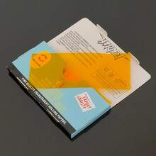 2包，HORENT系列78毫米长卷烟纸，独特的金色透明卷烟纸，每包50张，便携式紧凑型卷烟纸册 - 查看 9