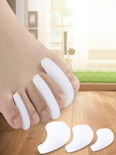 2 adet SEBS Ayak Parmağı Ayırıcı - Ayak Parmağı Ara Parçası, Ağır Hizmet Tipi Ayırıcı, Ekstrüzyon Ayırıcı, Ayak Parmağı Koruyucu