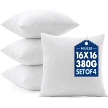 Square Pillow Insert For Sofa - White - View 10