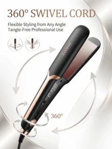 SOKANY SK-1907 Salon Hair Straightener Curler, 4 Levels Temp Control Flat Iron For Straightening & Curling - View 8