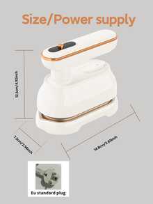 OBOVAY Steam Ironing Machine, Steam Iron, Hanging Ironing Machine, 1000W High Power, Fast Preheating, One Click Steam Output, Efficient Removal Of Clothing Wrinkles, 180 ° Rotating Handle, Compact Body, Space Saving, Suitable For Families And Business Trips - EU E Type Plug(220-240V) - View 11