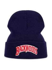 Mũ len beanie kiểu trượt ván Châu Âu và Mỹ, thêu chữ BACKWOODS, mũ giữ ấm phong cách hip hop, phù hợp cho mọi mùa, hè, đi biển, nghỉ lễ. - Nhiều màu - Xem 6