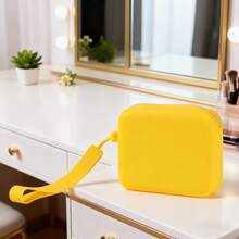 时尚大容量防水、防汗、防油硅胶拉链化妆包，可作零钱包、口红袋、钥匙扣、洗漱包；多功能便捷，适合旅行和收纳化妆刷，硅胶化妆收纳包，旅行洗漱包，必备礼品，拉链配件，美甲包，化妆包，化妆包，圣诞礼物，收纳袋，旅行，女士旅行必备，收纳袋，手拿包/小手提包，化妆收纳包，刷子收纳袋，迷你收纳袋，大容量收纳袋，女士礼物，圣诞礼物，女士礼物创意，化妆包，旅行必备 - 彩色 - 查看 27