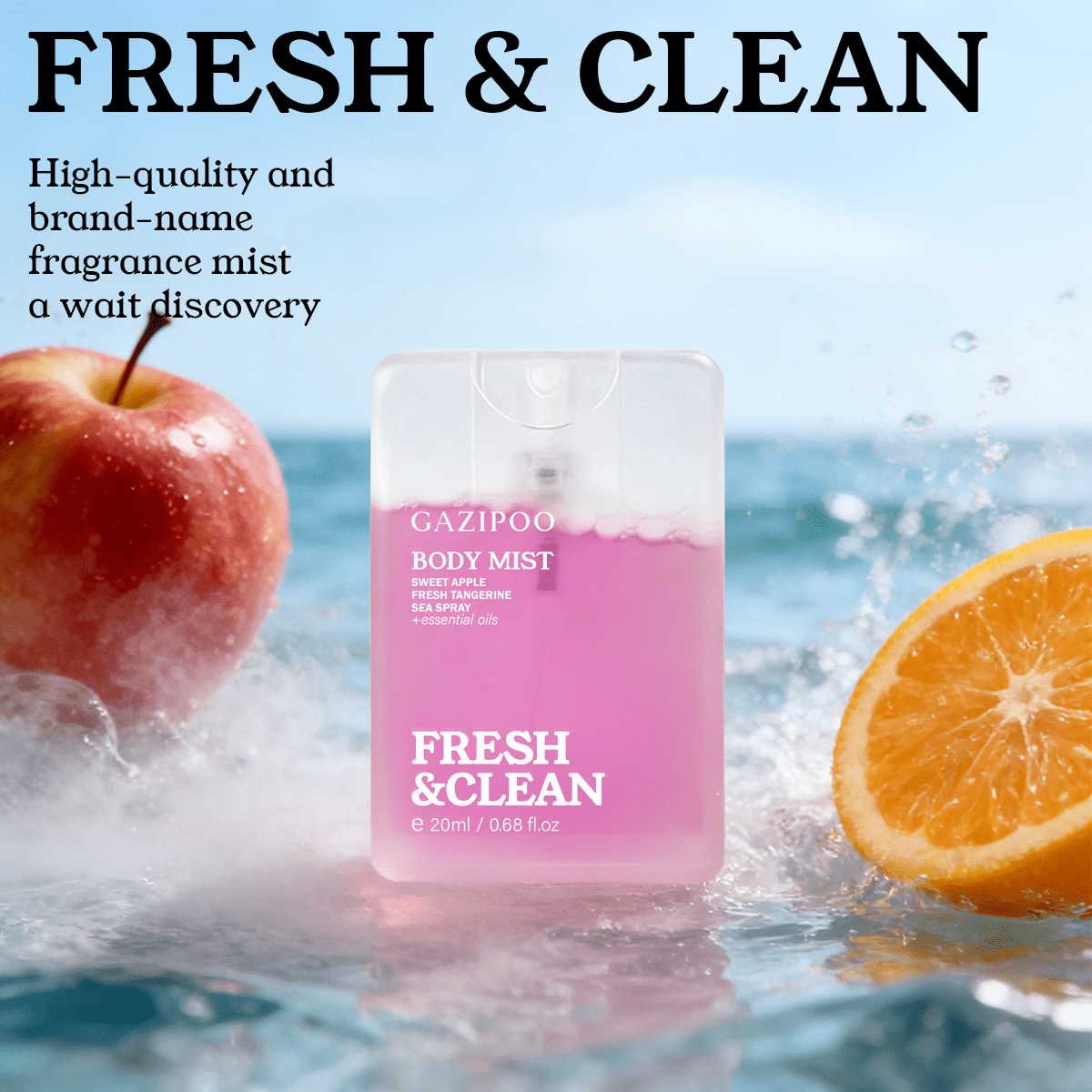 20毫升口袋卡装香氛喷雾，不含酒精，持久留香，清新自然的女士香氛，清新不油腻的花果香调，充满青春校园气息，清新活力，提升自信魅力，适合约会、工作、日常、派对等场合，便携旅行装，是节日和生日的理想礼物，迷你香氛 - 多樣化香型 - 查看 3