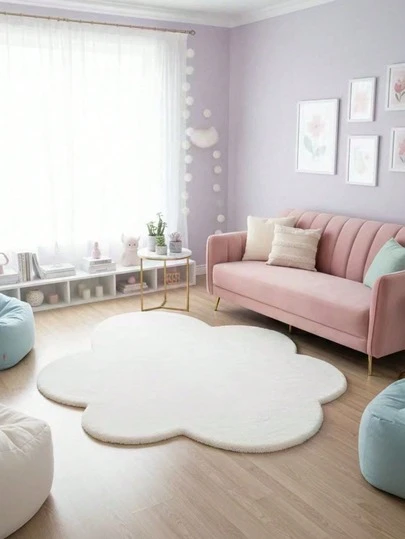 Mother's Day Limited Edition: One Plush Cloud-Shaped Carpet, Thickened Carpet, Thick Carpet, Furry Carpet, Autumn/Winter Carpet, Decorative Carpet, Bedroom Decor, Small Rug, Carpet, Home Decor, Living Room Carpet, Small Living Room Rug, Bedroom Carpet, Living Room Home Decor, Outdoor Carpet, Washable Carpet