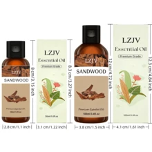 Minyak Esensial Cendana 100% Murni dan Premium, Minyak Aromaterapi Alami, Cocok untuk Diffuser, Lilin, dan Pelembap Udara - Penyegar Udara Rumah dan Mobil yang Menenangkan, Kemasan Aroma Hutan Eksotis, Aroma Minyak Esensial. Pelembap Udara Minyak Esensial Dapat Digunakan untuk Tidur dan Lingkungan Mobil. - Minyak esensial cendana - View 7
