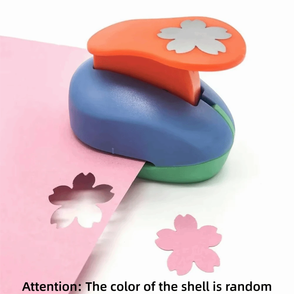Random Color Flower Furador 7*6*4cm Diy Paper Cut Eva Foam Maker Puncher Scrapbooking Labor Saving For Hole Punch Embossing - Multicolor - View 1