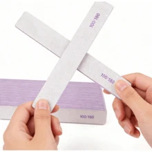 Bộ 5/1 cái dũa móng tay chuyên nghiệp chất lượng cao, độ nhám 100/180, có thể giặt được, hai mặt, thích hợp cho móng tự nhiên, dụng cụ làm móng chuyên nghiệp để loại bỏ sơn gel và tạo hình móng acrylic, dụng cụ tạo hình móng bền bỉ, thích hợp sử dụng tại nhà, bảng tạo hình có thể tái sử dụng cho bộ móng hoàn hảo, dụng cụ chăm sóc chân chống thấm nước cho móng dày và vết chai. - Nhiều màu - Xem 2