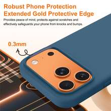 Liquid Silicone Shockproof Protective Phone Case For IPhone 17 Pro Max, 16, 15, 14, 13, 12, 11 Pro Series, Comfortable Grip And Reliable Protection - Grey - View 5