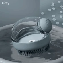 Dog Grooming Brush, Pet Dog Bath Massage Cleaning Brush With Shampoo Dispenser, Suitable For Long-Haired Dogs And Cats - Multicolor - View 8