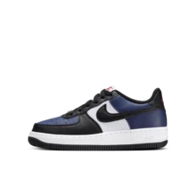 Nike AIR FORCE 1 GS 女款休闲运动鞋 HJ9201-400 - 藍/藏青 - 查看 2